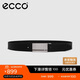 愛(ài)步（ECCO）男士金屬扣皮帶 商務(wù)正裝牛皮時(shí)尚腰帶 9105895黑色120禮盒裝