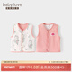 babylove嬰兒馬甲春秋女寶寶外穿背心新生兒小馬夾兩面穿純棉坎肩 愛(ài)之守護(hù) 73 cm