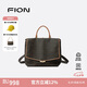 菲安妮（FION）2025新款老花雙肩背包大容量通勤復(fù)古斜挎包包七夕情人節(jié)禮物