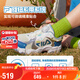 FILA斐樂貓爪鞋兒童跑步鞋2025年夏季運(yùn)動鞋中大童復(fù)古跑鞋潮