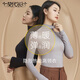 莫代爾玻尿酸美膚衣超薄保暖內(nèi)衣女士肌底衣秋冬秋衣套裝秋褲高領黑色 L