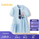 巴拉巴拉女童裙子兒童連衣裙2025夏條紋襯衫裙子208225111047