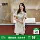 森馬（Semir）連衣裙女翻領(lǐng)燈籠袖休閑風(fēng)2025夏季防曬收腰短裙戶(hù)外109325114027
