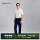 GANT甘特商場(chǎng)同款男士中高腰純棉舒適百搭商務(wù)休閑西裝直筒長(zhǎng)褲 410海洋藍(lán)色 36