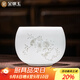 金鑲玉茶杯 個(gè)人家用喝茶冰種玉瓷水杯子主人杯功夫茶具送禮盒高檔 多福