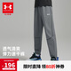 安德瑪（Under Armour）男童長(cháng)褲春秋速干吸濕松緊收口休閑百搭訓練梭織運動(dòng)褲253123130