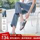 百圖betu女裝2025夏季新款牛仔微喇褲顯瘦有型棉感萊賽爾褲子2505T56 淺牛仔藍(lán) L
