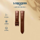 浪琴（LONGINES）經(jīng)典復(fù)刻系列 男士啞光棕色鱷魚(yú)皮表帶L682119977 