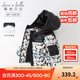 戴維貝拉（DAVE＆BELLA）童裝男童羽絨服寶寶衣服兒童連帽上衣幼兒外套秋冬新款小童服裝 黑白熊貓 110 cm（建議身高100-110cm）
