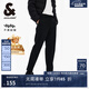 杰克·瓊斯（JACK&JONES）男裝夏季商務(wù)通勤時(shí)尚舒適個(gè)性潮百搭抗皺休閑褲錐形褲子品牌男褲 E40黑色 33 180