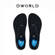 DWORLD4E寬楦赤足跑鞋男士網(wǎng)面透氣戶(hù)外運動(dòng)輕便耐磨緩震健身訓練跑步鞋 黑色 42