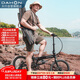 大行（DAHON）折疊自行車20英寸8速鋁合金D8碟剎版KBA083暴龍款  黑色