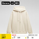蕉內(nèi)（Bananain）非常服男女同款連帽衛(wèi)衣加絨休閑百搭透氣25秋冬新款男裝 【男女同款加絨】牙白 M