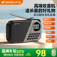 山水（SANSUI）Z10收音機老人專(zhuān)用便攜式可充電藍牙音箱 插卡音響戶(hù)外迷你小音響 隨身聽(tīng) 低音炮喇叭播放器禮物 Z10星空灰