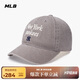 MLB帽子男女情侶學(xué)院風(fēng)刺繡logo遮陽軟頂棒球帽3ACPVV04N-50GRS-F