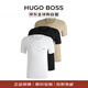 雨果博斯（HUGO BOSS）夏季新品秋 潮流男短袖T恤 打底衫3件裝 965白/黑/米 L