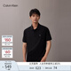 Calvin KleinJeans25早秋新款男純棉珠地網(wǎng)眼ck商務(wù)純色短袖T恤POLO衫4RB012G