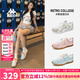 KAPPA卡帕女鞋復(fù)古德訓(xùn)鞋2025夏季新款網(wǎng)面透氣運動鞋子軟底休閑板鞋女 生物藍 39