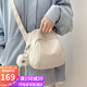 YUYULA包包女包貝殼包休閑通勤帆布單肩斜挎包生日禮物高級感送女友老婆