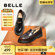 百麗（Belle）張凌赫推薦海鷗樂福2.0版25秋新女商場(chǎng)款英倫皮鞋B5J1DCA5預(yù)售 【李蘭迪同款】棕色（4CM） 2.0 37 (235mm)