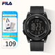 斐樂（FILA）開學(xué)季禮物兒童運(yùn)動(dòng)手表女學(xué)生初中生潮流夜光鬧鐘電子表6658-008