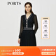 PORTS寶姿秋冬女裝新款優(yōu)雅氣質(zhì)修身連衣裙ALM9K202NKW008 黑色 S