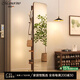 Mamorino德國品牌實(shí)木衣帽架全身鏡穿衣鏡掛衣架落地家用臥室可旋轉(zhuǎn)移動 實(shí)木雙層【可旋轉(zhuǎn)】胡桃色 【免費(fèi)上門安裝】