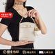 CAHOE KULLO包包女款輕奢2025新款女士手拿斜挎小眾手機(jī)小挎包七夕情人節(jié)禮物 奶油白-CK女包送女朋友老婆閨蜜生日情人節(jié)禮物