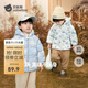 貝肽斯兒童棉服冬裝新款加厚男女童棉襖寶寶加絨棉衣厚外套 小熊音樂會 90 cm