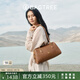 BAGTREE包包樹(shù)心游包2025年新款植鞣皮波士頓包單肩腋下通勤女包生日禮物 烤棕色 小眾輕奢女包
