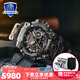 卡西歐（CASIO）G-SHOCK大泥王三重感應(yīng)六局太陽能男表戶外運動GWG-1000 GWG-B1000-1APR