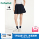 熱風(fēng)商場(chǎng)同款女士運(yùn)動(dòng)百褶半裙2025年夏季新款學(xué)院風(fēng)A字短裙百褶裙 29藏青蘭 L