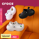 卡駱馳crocs貝拉洞洞鞋厚底拖鞋|210062 冬日白-11S 36/37(220mm) 