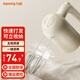 九陽(yáng)打蛋器家用5檔調速不銹鋼攪拌棒電動(dòng)迷你打蛋機手持攪拌機料理機 【可立收納】奶油白
