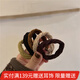 向晚發(fā)繩10個(gè)裝發(fā)圈女高馬尾加寬頭繩女高彈力發(fā)繩橡皮筋扎發(fā)頭繩發(fā)飾