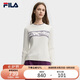 FILA 斐樂官方楊冪同款女子編織衫2025年時尚休閑刺繡基礎(chǔ)套頭毛衣