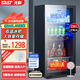 先科（SAST）冰吧冷藏柜 歐式恒溫紅酒柜酒店家用電冰箱迷你小型單門(mén)辦公室電競保鮮展示留樣茶葉飲料藥品柜 235升（冷藏+25L冷凍室+藍光燈+帶鎖）