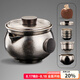 容山堂純鈦戶外旅行茶具便攜式快客杯茶具一人茶具手抓壺便攜茶具旅行裝 小企鵝防燙純鈦泡茶壺一壺兩杯