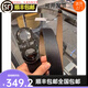 男士皮帶適用原版菲拉·格慕潮流8字扣頭層牛皮商務(wù)休閑男士腰帶 黑棕荔枝紋亮槍 100cm  長(cháng)度留言