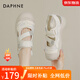達(dá)芙妮（DAPHNE）涼鞋女包頭鏤空羅馬涼鞋2025夏季新款時(shí)尚舒適百搭增高運(yùn)動(dòng)沙灘鞋 米色 37