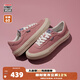 VISION STREET WEAR官方  FLAT TOP櫻花粉低幫經典翻毛皮帆布鞋男女街頭滑板鞋 櫻花粉 37