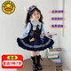 G.DUCKKIDS小黃鴨公主裙女童洛麗塔春秋季兒童連衣裙朱迪尼克女孩生日蓬蓬裙 朱迪連衣裙+領(lǐng)帶掛件腰帶尾巴 100 尺碼2~3歲【 90-100cm】