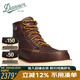 DANNER丹納都市戶外休閑Bull Run真皮男款手工防滑耐磨中高幫工裝靴皮鞋 15563-棕咖-男EE寬版 41.5