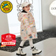 G.DUCKKIDS女童羽絨服中長(zhǎng)款加厚2025冬季新款洋氣兒童外套白鴨絨中小童冬裝 彩虹粉色 100 建議身高90-100cm3-4歲