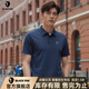 BLACK YAK 布來(lái)亞克25春夏新款男士防曬彈力短袖POLOT恤MYM025W 蘭色 L （175）