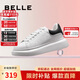 百麗厚底小白鞋女學(xué)生商場(chǎng)同款撞色板鞋Z2U1DCM5 黑尾翼 37