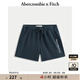 ABERCROMBIE & FITCH男裝25秋季新款美式復(fù)古百搭抽繩松緊腰運(yùn)動衛(wèi)褲短褲KI176-5450 海軍藍(lán) M (180/80A)