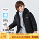 雪中飛【壓膠工藝】兒童羽絨服新款男女童秋冬季輕薄保暖外套 黑色 170