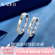 卡蒂羅甜蝕冰川情侶對(duì)戒999銀飾一對(duì)戒指可調(diào)節(jié)七夕情人節(jié)禮物送女友 【999銀】甜蝕冰川情侶對(duì)戒