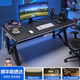全品屋全品屋電腦桌臺(tái)式家用電競(jìng)桌臥室簡(jiǎn)易桌子碳纖維紋加厚辦公電腦桌 羽墨夜黑丨101X59CM丨單人競(jìng)技款 品牌保障【順豐極速發(fā)】